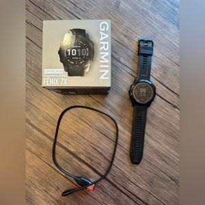 Garmin Fenix 7X Sapphire Solar Watch